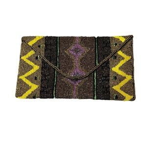 Forever 21 Embellished Geo Clutch